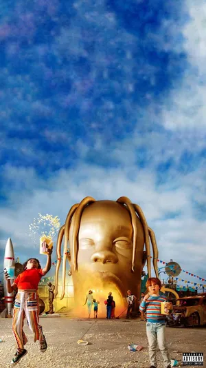 Hd Astroworld Amusement Park Wallpaper