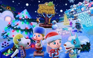 Hd Beautiful Snow Animal Crossing Wallpaper