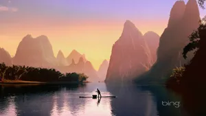 Hd Bing Nature Mountains Wallpaper