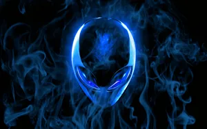 Hd Blue Aesthetic Art Alienware Wallpaper