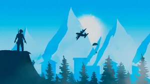 Hd Blue Aesthetic Pubg Art Wallpaper