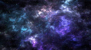 Hd Blue Galaxy Nebula For Computer Wallpaper
