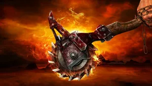 Hd Borderlands 3 Krieg's Weapon Wallpaper