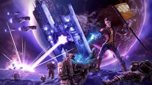 Hd Borderlands 3 Purple Aesthetic Cover Wallpaper