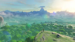 Hd Breath Of The Wild Landscape Wallpaper