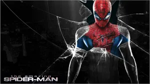 Hd Broken Screen Spider-man Wallpaper