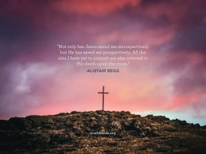 Hd Cross And Inspirational Quote Wallpaper