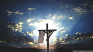 Hd Cross And Sunset Wallpaper