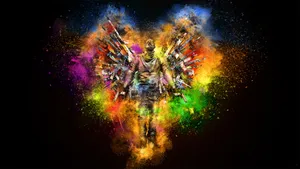 Hd Csgo Colorful Art Wallpaper
