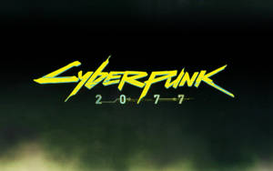 Hd Cyberpunk 2077 Title Card Wallpaper