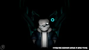 Hd Dark Aesthetic Undertale Sans Wallpaper