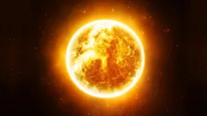 Hd Fiery Sun Wallpaper