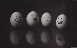 Hd Funny Faces Of Eggs Wallpaper