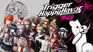 Hd Game Cover Of Danganronpa Wallpaper