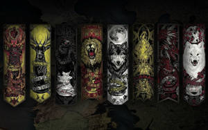 Hd Game Of Thrones Kingdom Banners Wallpaper