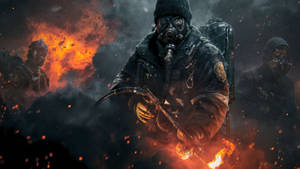 Hd Gas Mask Soldier Gaming Cover Wallpaper