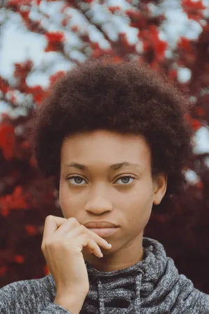 Hd Girl Afro Hairstyle Wallpaper
