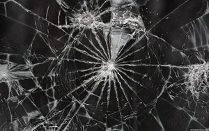 Hd Gray Broken Screen Wallpaper