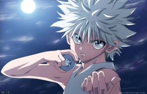 Hd Killua And His Yoyo Wallpaper