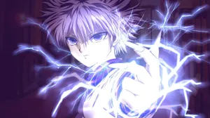 Hd Lighting Ability Of Killua Wallpaper
