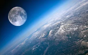 Hd Luminous Earth Surface Wallpaper