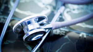 Hd Medical Stethoscope Macro Shot Wallpaper