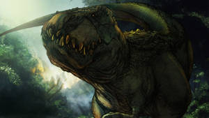 Hd Monstrous Dinosaur Wallpaper