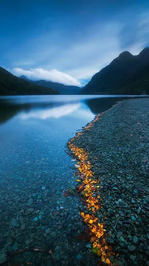 Hd Nature Phone Pebbles Lake Wallpaper