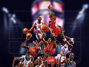 Hd Nba Art Of Michael Jordan Wallpaper