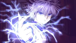Hd Neon Killua Zoldyck Wallpaper