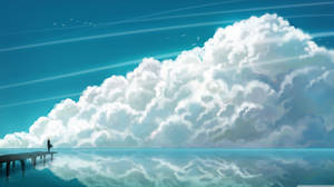 Hd Ocean And Clouds Wallpaper