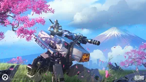 Hd Overwatch Genji Sakura Photography Wallpaper