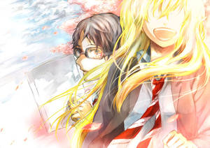 Hd Pastel Art Of Your Lie In April Wallpaper