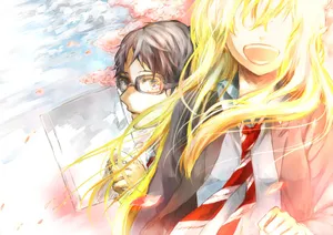 Hd Pastel Art Of Your Lie In April Wallpaper