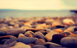 Hd Photography Of Rocks By The Beach Wallpaper
