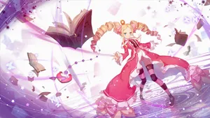 Hd Pink Aesthetic Beatrice Of Re Zero Wallpaper