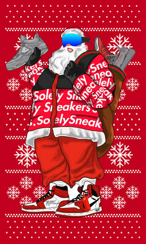 Hd Santa Hypebeast Wallpaper