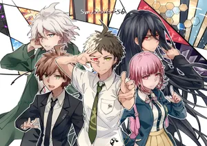 Hd School Characters Of Danganronpa Wallpaper