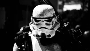 Hd Stormtrooper Close-up Wallpaper
