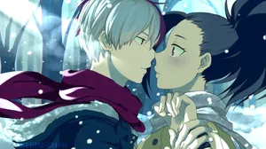 Hd Todoroki And Momo Wallpaper