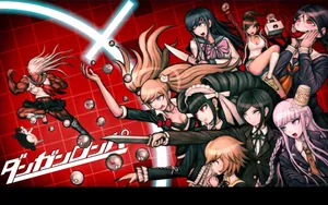 Hd Video Game Poster Of Danganronpa Wallpaper
