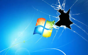 Hd Windows 10 Broken Screen Wallpaper