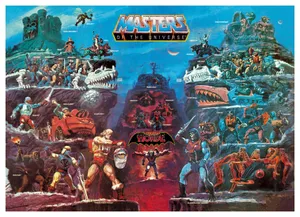 He-man And The Masters Of The Universe Evil Horde Box Art Painting Wallpaper