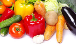 Healthy Whole Vegetables Wallpaper