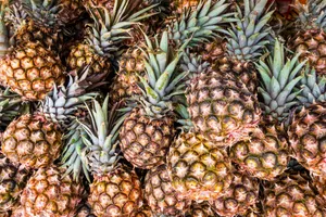 Heap Of Ripe Pineapple Wallpaper