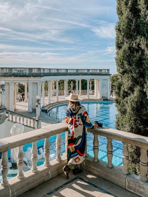 Hearst Castle's Pool Area Wallpaper