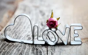Heart, Love, And Rose Wallpaper