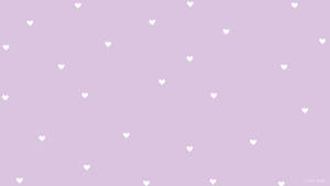 Heart Pattern Pastel Purple Tumblr Wallpaper