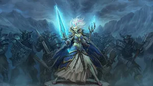 Hearthstone Knight 2560 X 1440 Wallpaper