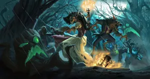 Hearthstone Monster Hunt 2560 X 1440 Wallpaper